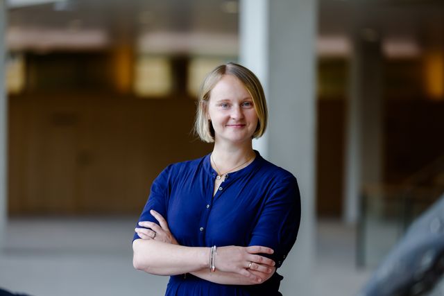 Landtagsabgeordnete Dr. Marilena Geugjes im Landtag.