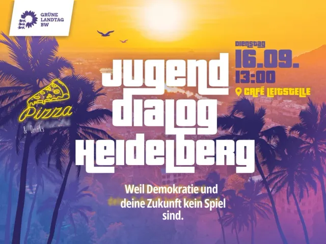 Jugenddialog mit Pizza & Drinks